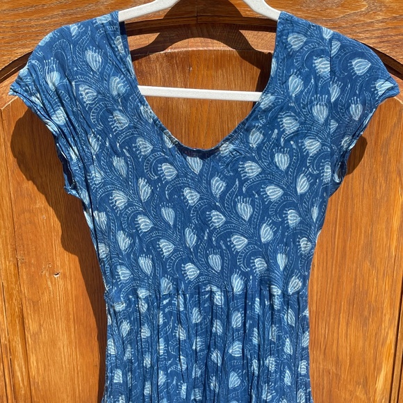 Paloma Dress, Short, Cap Sleeve,  Tula Indigo (Size XXS) - Picture 6 of 9